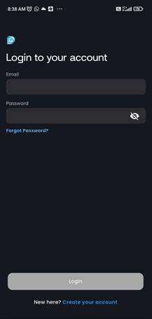 Kosh app Login