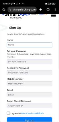 Angel One Broker integration