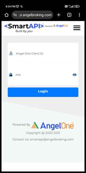 Angel One Broker integration