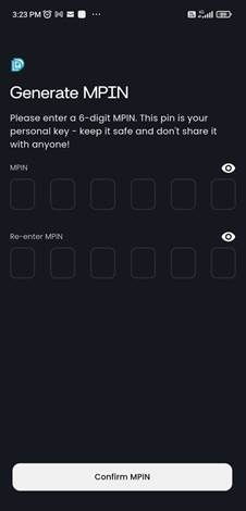 Forgot M-pin