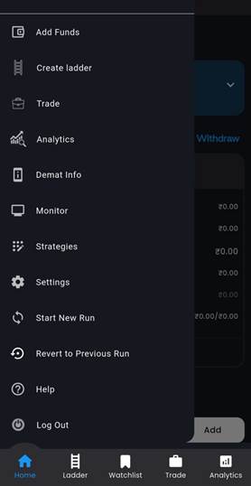 Dozen Diamonds KOSH App Menu Bar