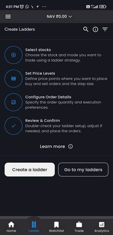Dozen Diamonds KOSH App Menu Bar