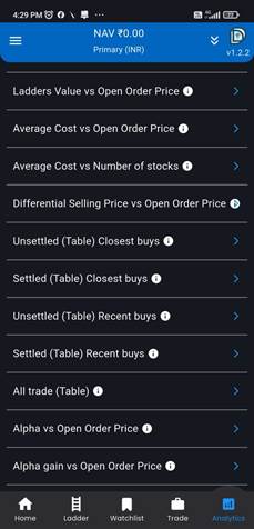 Dozen Diamonds KOSH App Menu Bar