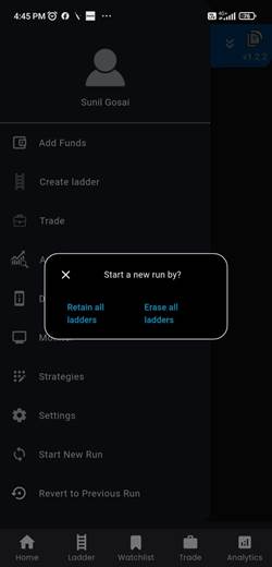 Dozen Diamonds KOSH App Menu Bar